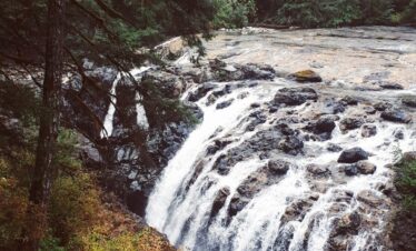 cascading waterfalls