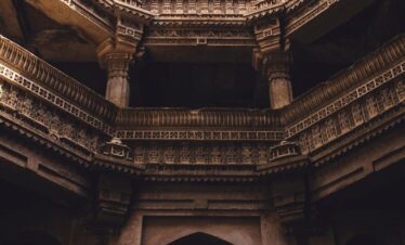 low angle photography of brown concrete building